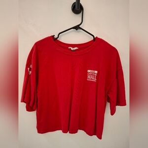 Vans Red Cropped Tee